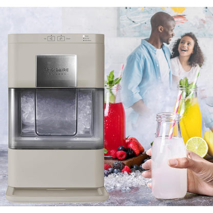 FRIGIDAIRE Gallery EFIC255 Countertop Crunchy Chewable Nugget Ice Maker, 44lbs per Day, Auto Self Cleaning, 2.0 Gen, Navy