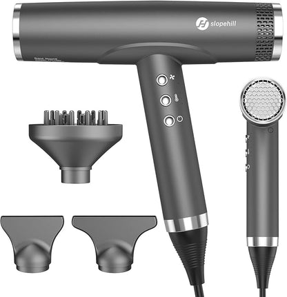 slopehill Hair Dryer - Professional Ionic Hairdryer, High-Speed Blow Dryer for Fast Drying, Home & Salon & Travel, Low Noise, Lightweight Compact Ceramic Blowdryer